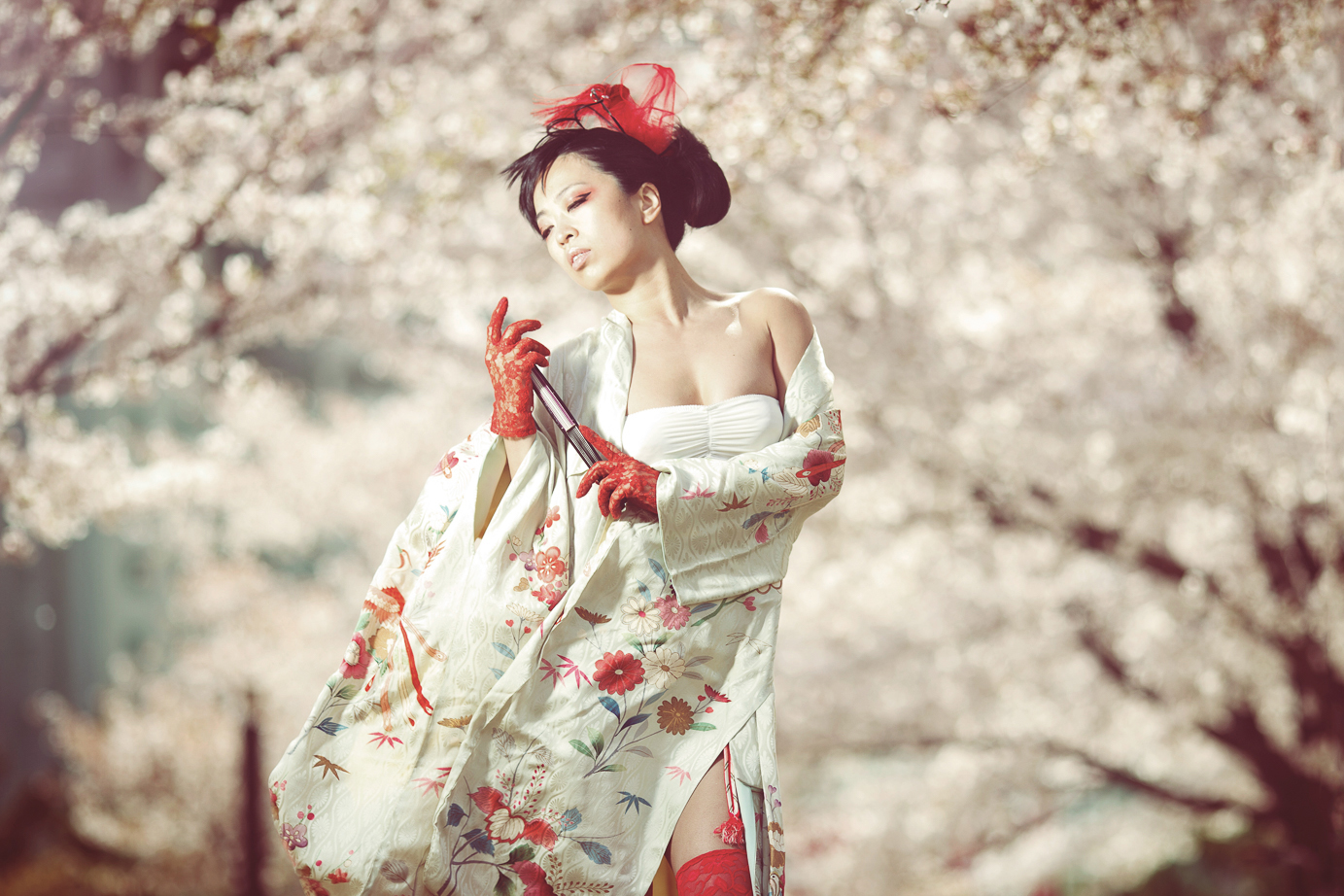 Shooting it: Portraits in Cherry Blossoms / 桜でポートレート